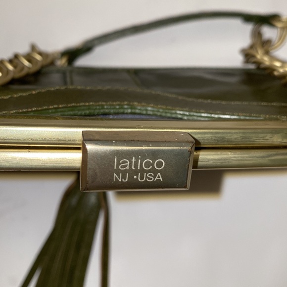 Latico Green leather purse - Picture 5 of 8